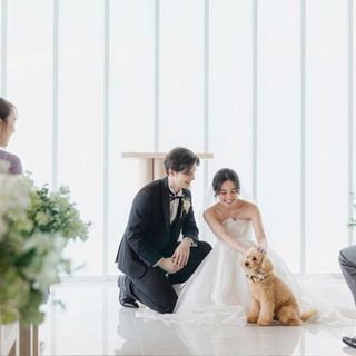 【ペットと一緒の挙式が叶う♪】安心相談×1組貸切★特典付