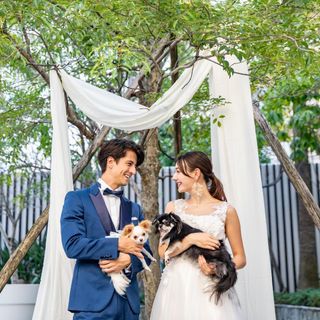 【愛犬も大事な家族】挙式も披露宴も一日一緒に!徹底サポート