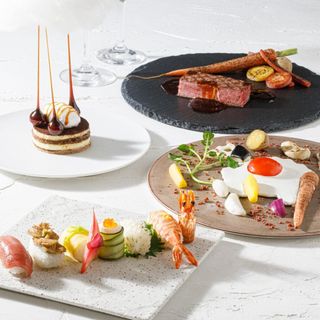 【フレンチ×和食】食べ比べ×ガラスの挙式体験 2万円Amazon券