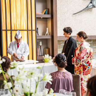和装が美しく際立つストーンヒルズ。おもてなしの要の料理も本格和食でゲストの舌をうならせる。