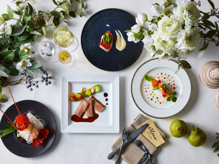 美しいフレンチ・本格和食から選べるのが魅力のオリジナルコース