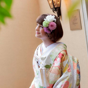 【日本の伝統的な結婚式の衣装と言えば和装！】古くから受け継がれてきた伝統的な和装は本物志向の花嫁様からも人気。白無垢や打掛、引き振袖まで和装もたくさんの種類をご用意。|アメイジンググレイス前橋の写真(4293722)