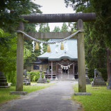 ▲大館神明社 神前式