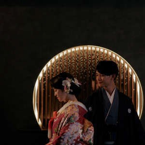 “和モダン”がテーマの会場では和装でのお色直しや前撮りが人気。|仙台ゆりが丘マリアージュアンヴィラの写真(38444763)