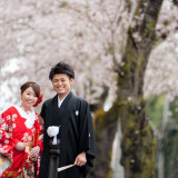 桜の季節の前撮り☆