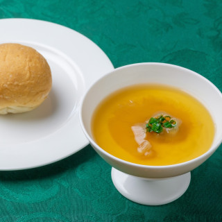 ≪スープ≫大好評の茶碗蒸し！優しいお味をぜひお楽しみください！