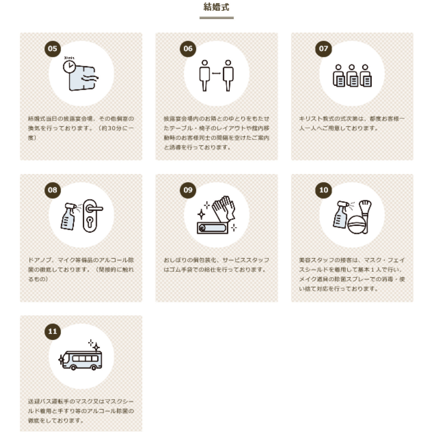 新型コロナウイルス対策 ディアズ水戸スパニッシュガーデン ウエディングパーク