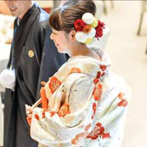 ＃ブライダルメイク＃美容＃ヘアアレンジ＃ネイル＃ブライズルーム＃和装＃色打掛|GLOBAL WEDDING DIADE (ディアーデ)の写真(6534481)