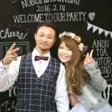 貸切だからフォトスペースも設置可能!