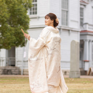 白無垢や打掛けもモダンな雰囲気に| ティアラ ザ クラシック クラブ（登録有形文化財）の写真(43639137)