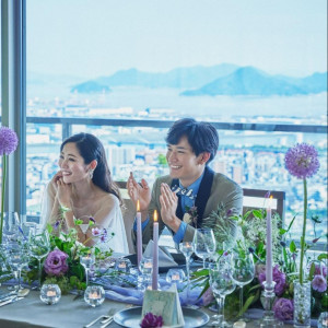 ミシュランキー獲得【空/緑/水】広島市内を一望できる特等席