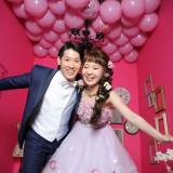前撮りでは、当日撮れないようなフォトジェニックなお写真も♪