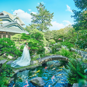 時を経てもなお美を纏う歴史空間と四季薫る庭園からはじまる美しい1日|三瀧荘の写真(46660278)