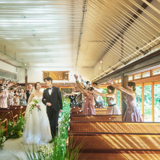 『結婚式直前の会場を見学』リアルウエディング体感フェア