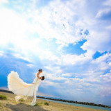 青空も新郎新婦を祝福してくれています★