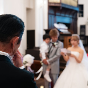 撮影と合わせて親御様へのセレモニーもOK|ベルブランシェ・プチ(旧ベルブランシェ山形)(ベルヴィグループ)の写真(54795284)