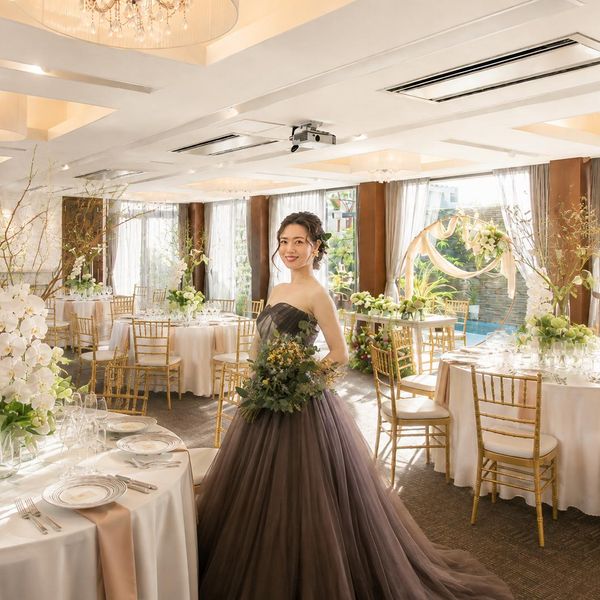 少人数での結婚式会場として自然光差し込む雰囲気|シャトー文雅の写真(63644153)