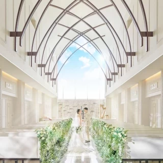 ＼15大145万特典／空と光のチャペル×挙式体験*3万円無料試食
