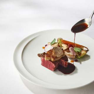 【料理重視の方◆150万特典】3ツ星シェフ*和牛×雲丹4万試食