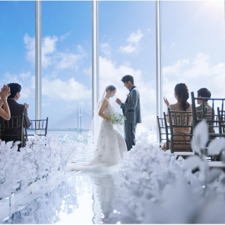新春LAST【160万特典】駅直結*海空を望む絶景×洗練挙式×4万試食