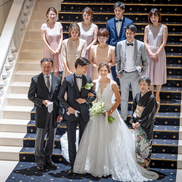 家族でのウェディングフォトも好評