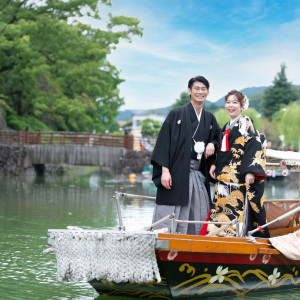 駿府城前での前撮り|グランディエールブケトーカイの写真(51524603)