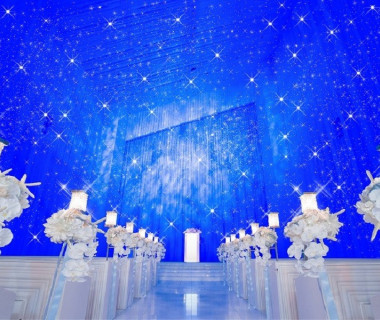 幻想的な星空チャペルで大切なゲストにサプライズ★