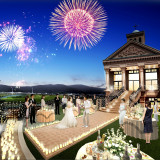 大階段の空中庭園がナイト仕様にリニューアル☆