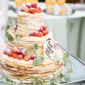 ウェディングケーキも専属パティシェとの打ち合わせで世界に一つのオリジナルに♪|ヴィラ・グランディス ウェディングリゾート 福井の写真(3710289)