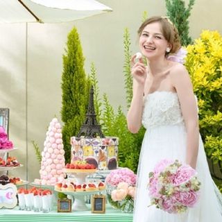 ＜チャペルガーデン＞挙式会場の前にあるから、スムーズに式後のアフターセレモニーが行える