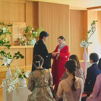 結婚の誓いとなる「指輪の交換」