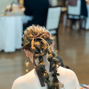 こだわったヘアスタイルで最高の一時を|W the style of wedding（ダブリューザスタイルオブウエディング）の写真(40785696)