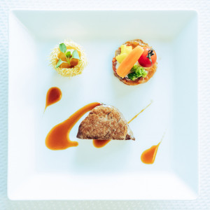 料理の見た目にも拘った一皿を心を込めて。|W the style of wedding（ダブリューザスタイルオブウエディング）の写真(16497642)