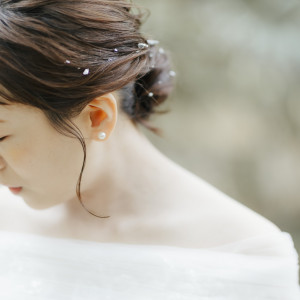 デコルテラインが美しいウエディングドレス|W the style of wedding（ダブリューザスタイルオブウエディング）の写真(40785689)