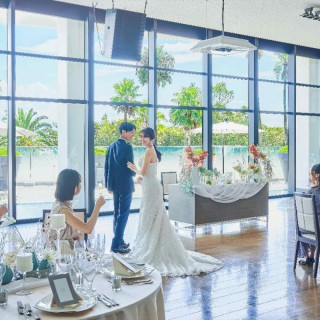 ◆1軒目来館でドレス1点無料◆最新ドレス×リゾート空間見学！