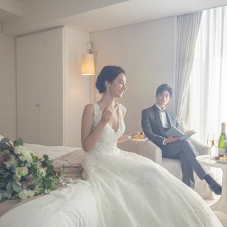 【成約特典】ご結婚式当日のスイートルームご宿泊プレゼント