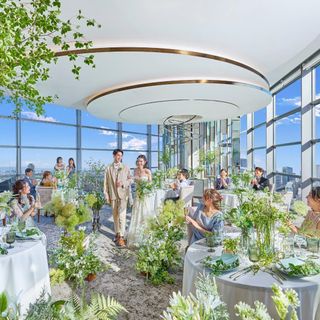 【ミシュラン試食】上質おもてなし★天空チャペル&貸切Party体験