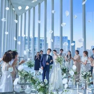 【大阪一望*絶景チャペル】憧れ挙式&貸切W体験★豪華試食&10大特典