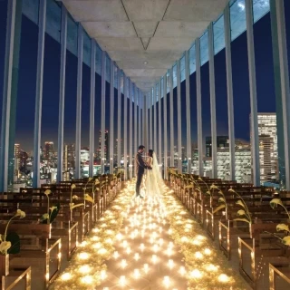 当館No1【ギフト6.3万&150万優待】絶景チャペル体験&豪華試食