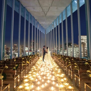 当館No1【ギフト6.3万&150万優待】絶景チャペル体験&豪華試食