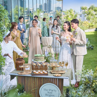 デザートビュッフェやフォトブースはもちろん、おふたりのアイデア次第で様々演出ができます♪