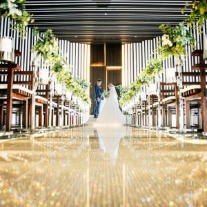 残1*Xmas限定★輝くクリスタルのバージンロード★チャペル×美食体験