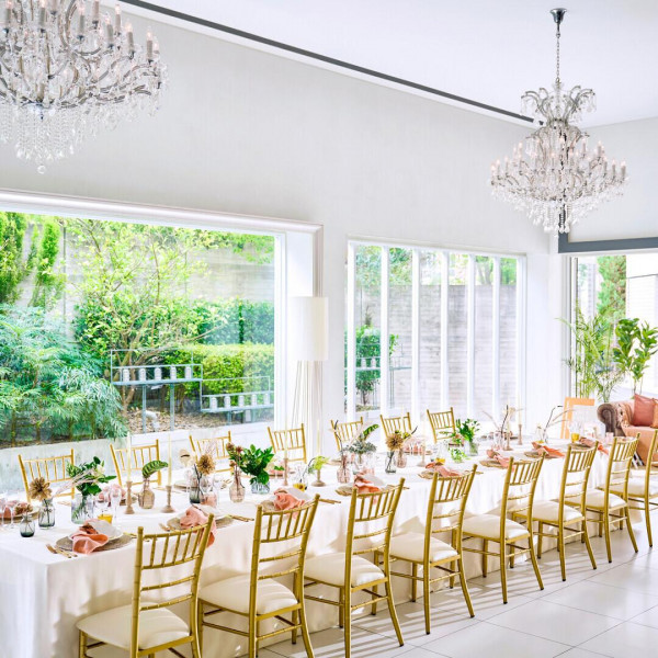 家族や近しい人と過ごせる、ゆったりとしたパーティタイム