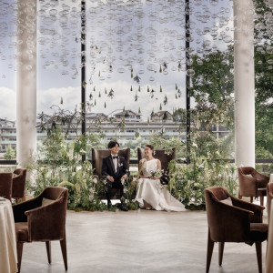 ーForest side terraceー緑の中の祝福の宴|IRIS WATER TERRACE AYAMEIKE（イリスウォーターテラスあやめ池）の写真(41867432)