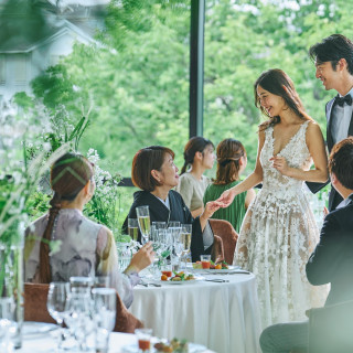 ゲストの方と同じお席で距離感も近くたくさんお話ができる◎感謝をお伝えできる一日をご提案！