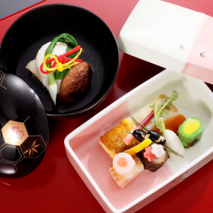 総料理長が厳選した季節の食材を使い日本の彩りを味わう、感謝の想いを届けるお料理。美味を超え、記憶に残り続けるひと皿で、おふたりとご家族の新たなスタートに彩りを|花巻温泉 －The Grand Resort Hanamaki Onsen－の写真(27635537)
