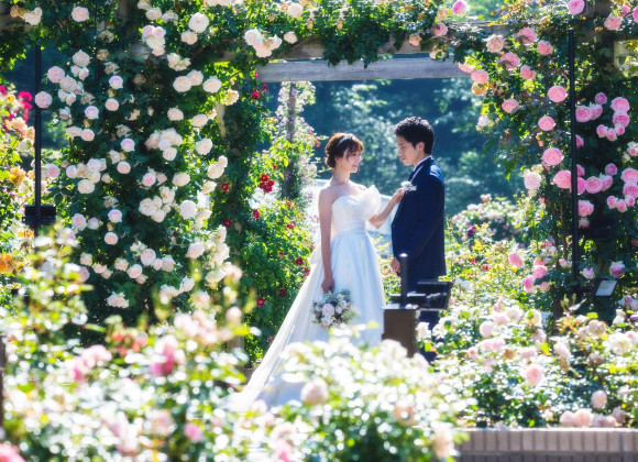 Spring has come花かんむり　ウェディング前撮り挙式