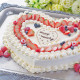 ハートケーキ