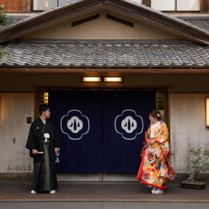 つば甚の暖簾前で|つば甚の写真(50411817)