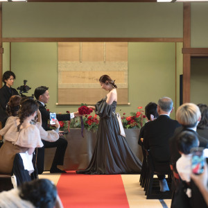 再入場の演出で「ダズンローズ」ブーケセレモニー|つば甚の写真(44226650)